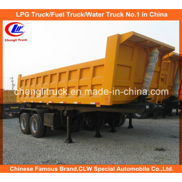 Heavy Duty 2 Axle Square Shape End Tipper/ Dump Truck Trailer